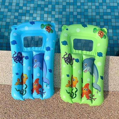 Children's Water Float 1PCS Cartoon Swimming Ring Inflatable Toy Buoyancy Board 2-12 Years Old Anti-rollover Use for Water Play
