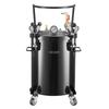 VEVOR Pressure Pot Tank, 30 L Heavy Duty Steel Pressure Pot Tank with Three Quick-Connect Couplers for Home Use, DIY, Art Creations