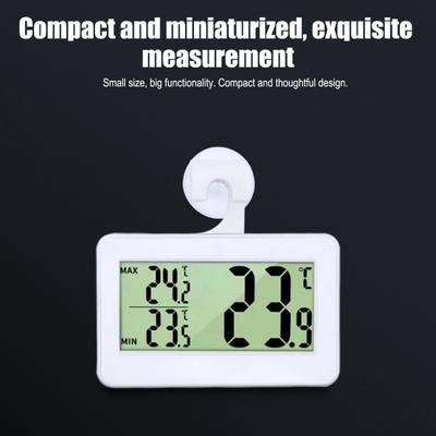 Yousheng Digital Refrigerator Thermometer LCD Display High Precision Waterproof Magnetic Hanging Fridge Freezer Electronic Temperature Monitor Gauge