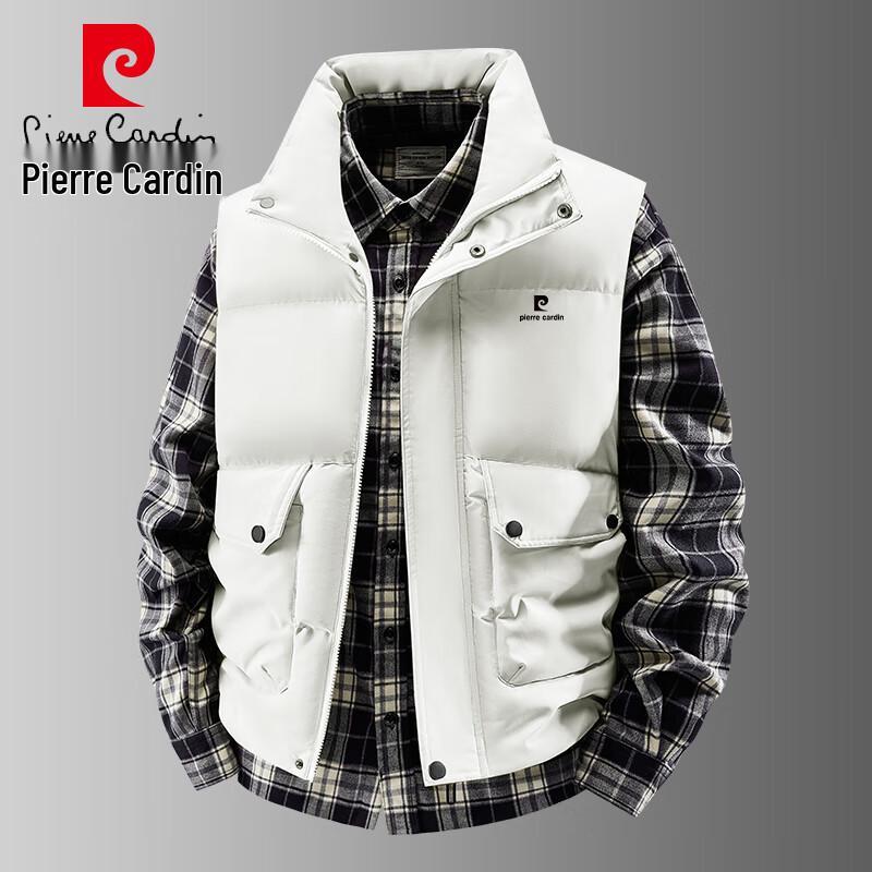 

Pierre Cardin Men s Stand Collar Casual Vest 3XL