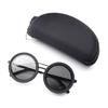 Comfortable & Lightweight Polarized Steampunk Sunglasses with Anti Glares Function Metal Frame Dimming Sunglasses