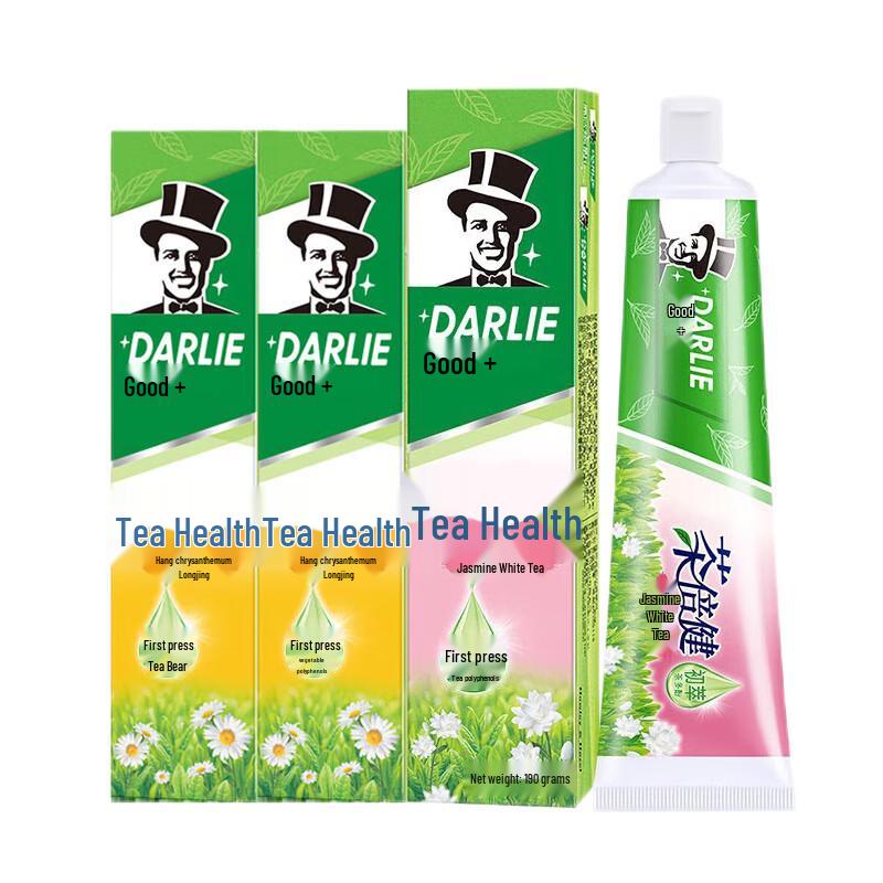 

Darlie Tea Care Toothpaste Twin Pack (Hangzhou Chrysanthemum & Jasmine White Tea)