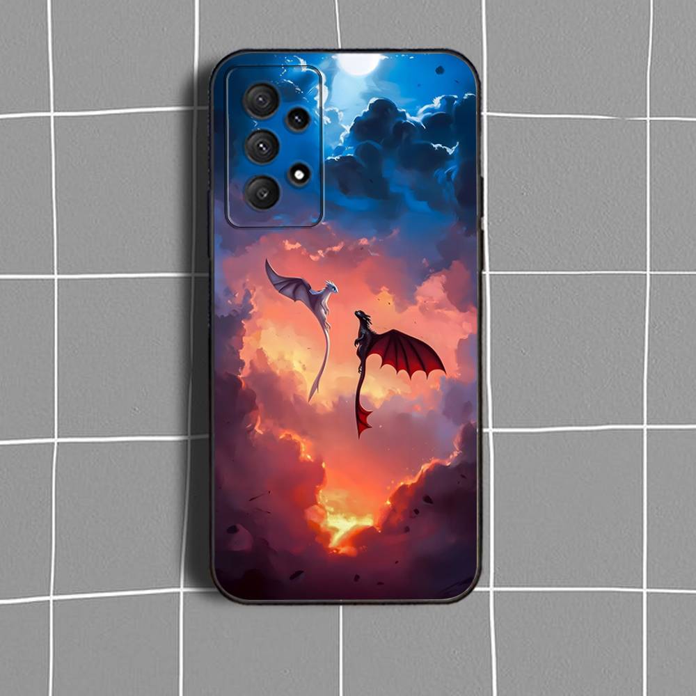 

HowS to T-Train Y-Your Dragon Phone Case For Samsung Galaxy A 91,80,73,72,71,53,52,51,22,5G Shockproof Soft Black Cover Samsung a135g