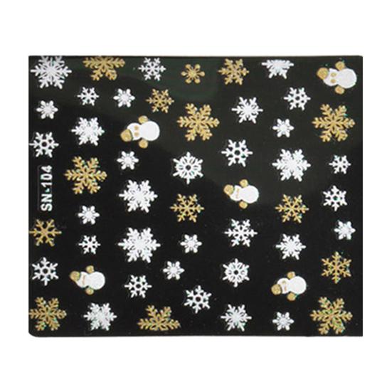 

Стильный узор снежинки, сплошной цвет, наклейка для ногтей, наклейка для ногтей золотистый