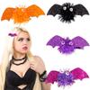 Halloween Party Favors for Kids Funny Eyeglasses Bracelets Pumpkin Keychains Bat Hair Clip Trick or Treat Cosplay Decorations