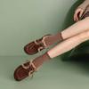 Krazing Pot Suede Fur Spring Autumn Winter Flats Lace Up Women Keep Warm Casual Shoes