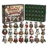 Birthday Gift for Boys Girls Shih Tzu Advent Calendar, 24-Day Countdown Toy Set with Mini Dog Plastic Christmas Ornament Figures, Tree Hanging Decor,