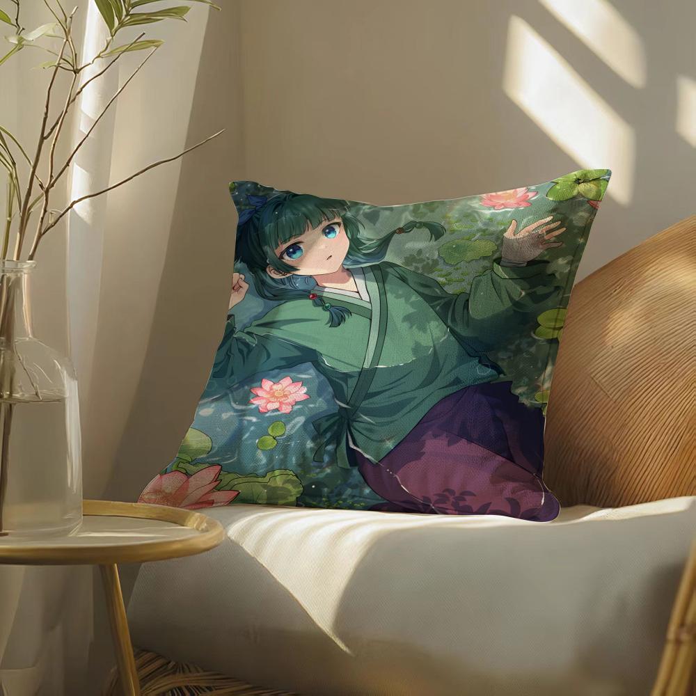 Animethea-Apothecarydiariesmaomao Pillow Case Pillowcase, Double-Sided Printed, Sofa Cushion, Bedroom Headboard