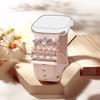 Metal Watch Band Ornament Dragonfly Heart-shaped Wristbelt Charms Fashion Strap Decorative Tool for Apple Watch Band