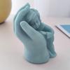 3D Mutterliebe Hand Silikonform Fondantform Harz Gips Schokolade Kerze Süßigkeitenform Mutter Kind Silikonkerzenform