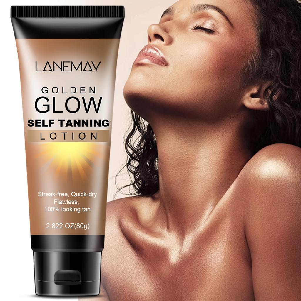 Sunless Tanner - Bronzer Buildable Light, Medium or Dark Tan, Instant Body Bronzer & Gradual Sun-kissed Glow