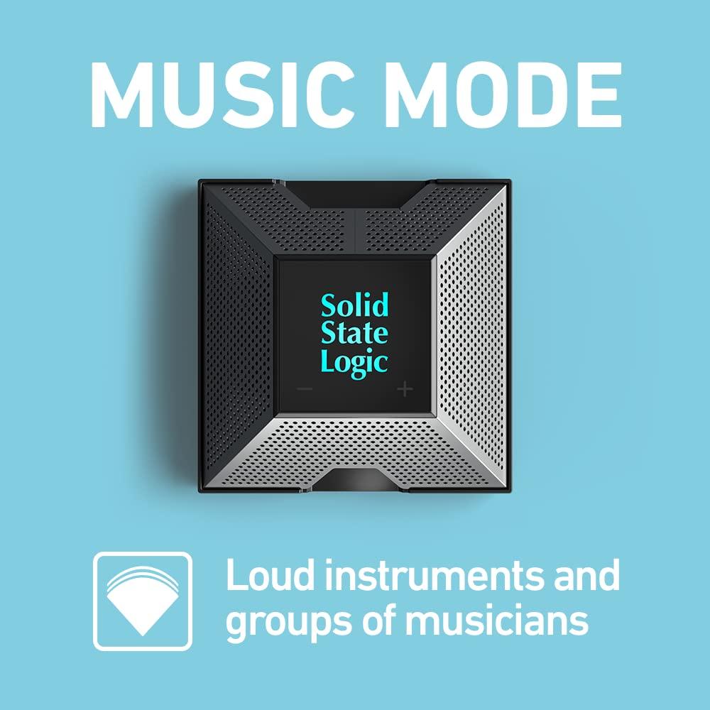 SSL CONNEX (USB Microphone) with USB-C Connection and Headphone Output for Streaming, Vocal Recording, Instrument Recording, and Live Broadcasting