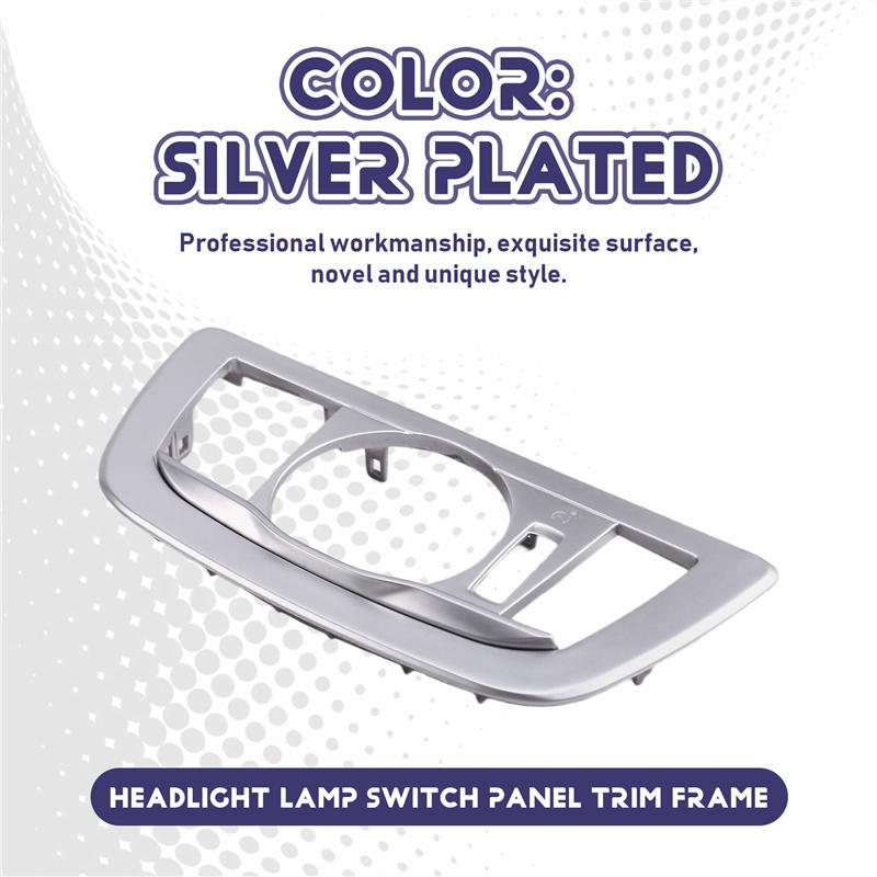 A58X-For BMW 5 7 Series G11 G12 2016- Headlight Lamp Switch Panel 1316834944 Headlamp Operation Panel 661319493724 Car