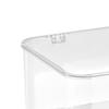 Desk Storage Box Plastic Large Capacity Dustproof Multi Functional Phone Case Storage Holder with
