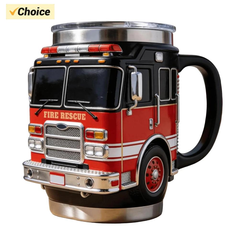 2026 Hot, Fire Rescue Mug – For The Bravest Us, Handcrafted Fire Rescue Car Coffee Mug, Funny Cup, Kitchen And Desktop Decor