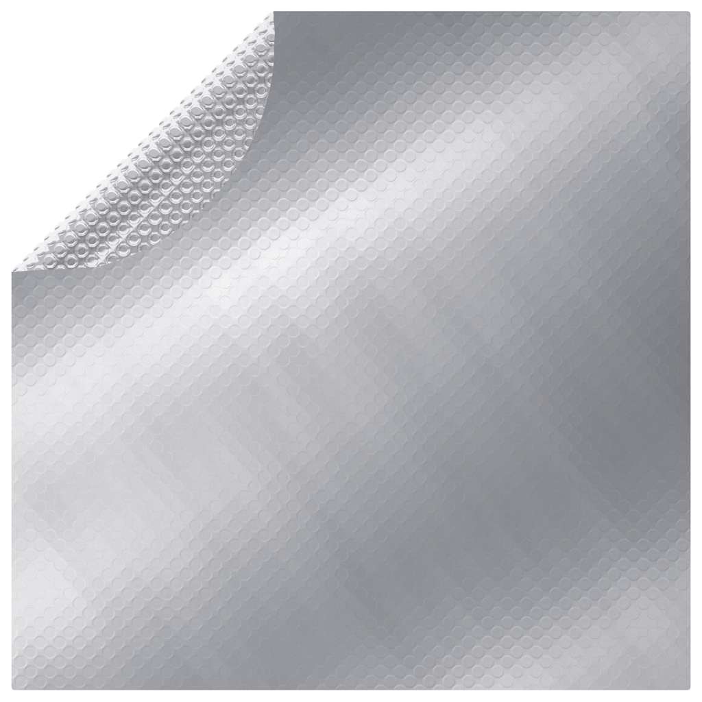 Silberne Poolabdeckung 455 cm PE
