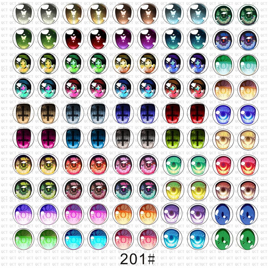 50Pcs 681012Mm Doll Glass Eye Round Dragon Cat Eyes In Pairs Flatback Cabochons Decoration Keychain Diy Accessories