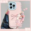 Polka Dot Bow Doll Is Suitable for Apple 11e Cute Mobile Phone Case 11promax Simple 11 Bracket Bracelet 11.