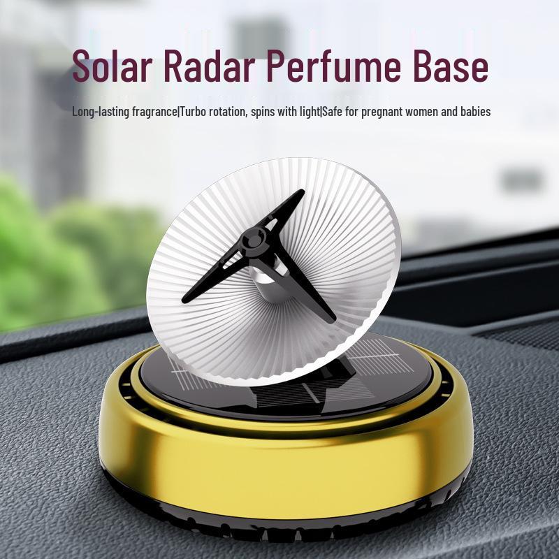 Car Solar Radar Incense Holder: Long-Lasting Fresh Scent Interior Ornament