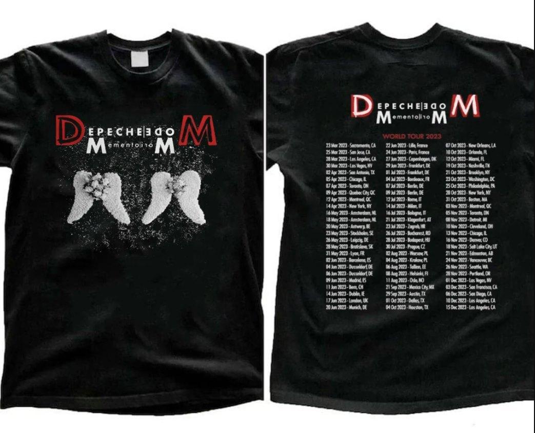 Depeche Mode 2023 Fall Tour Shirt Depeche Mode Memento Mori Tour Shirt S