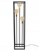 BLACK METAL FLOOR LAMP 130 CM