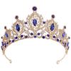 New Crystal Bridal Crown Tiara Temperament Alloy Western Wedding Hair Accessories