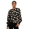 Dorothy Perkins Womens/Ladies Spotted Keyhole Long-Sleeved Top