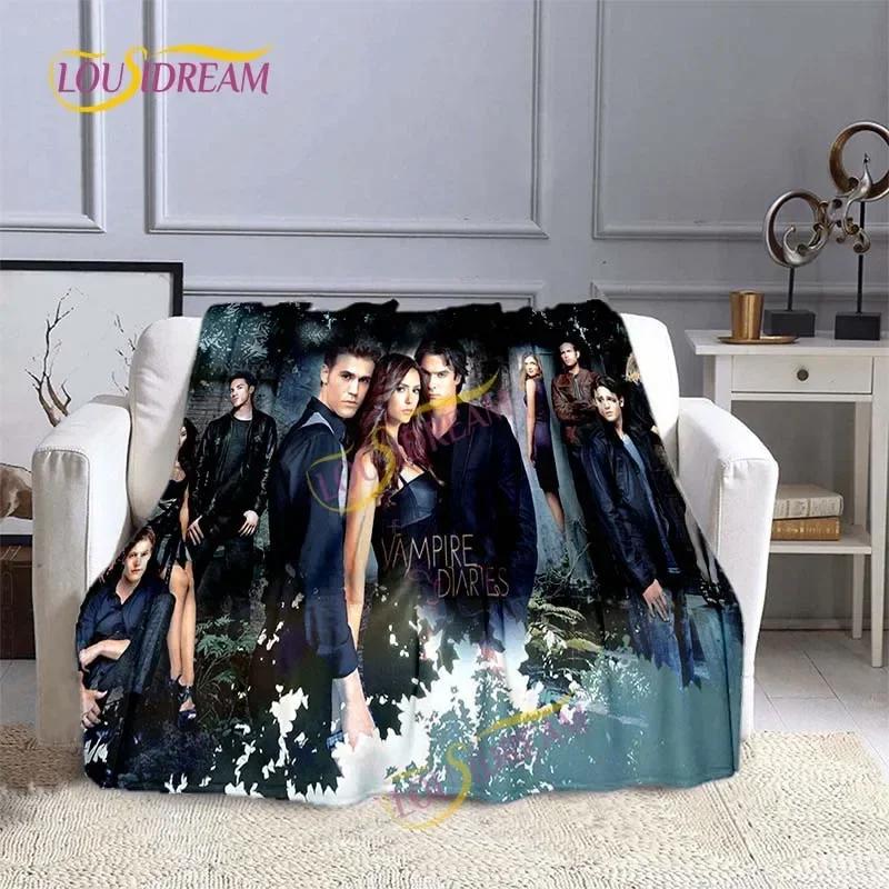 The Vampire Diaries 3D printing flannel plush blanket bedspread lazy blanket Sherpa blanket travel sofa quilt cover