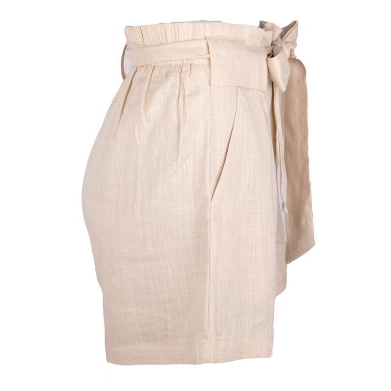 Short en lin taille haute avec ceinture amelya Femme LA PETITE ETOILE