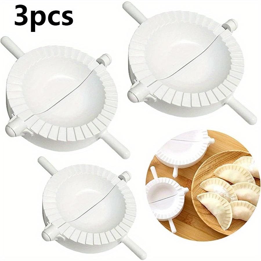 3pcs Ravioli Dumpling Maker Manual Chinese Dumpling Pie Ravioli Maker Mold Cutter Gyoza Empanada Mould Pastry Dough Press JXB