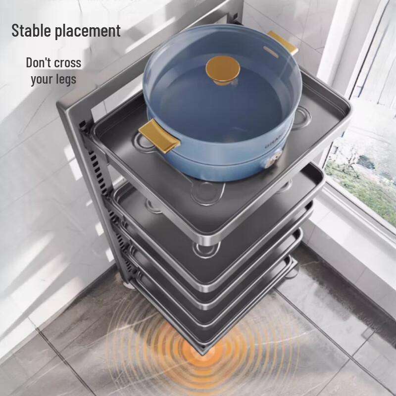 Yingbai Kitchen Pot and Pan Storage Rack