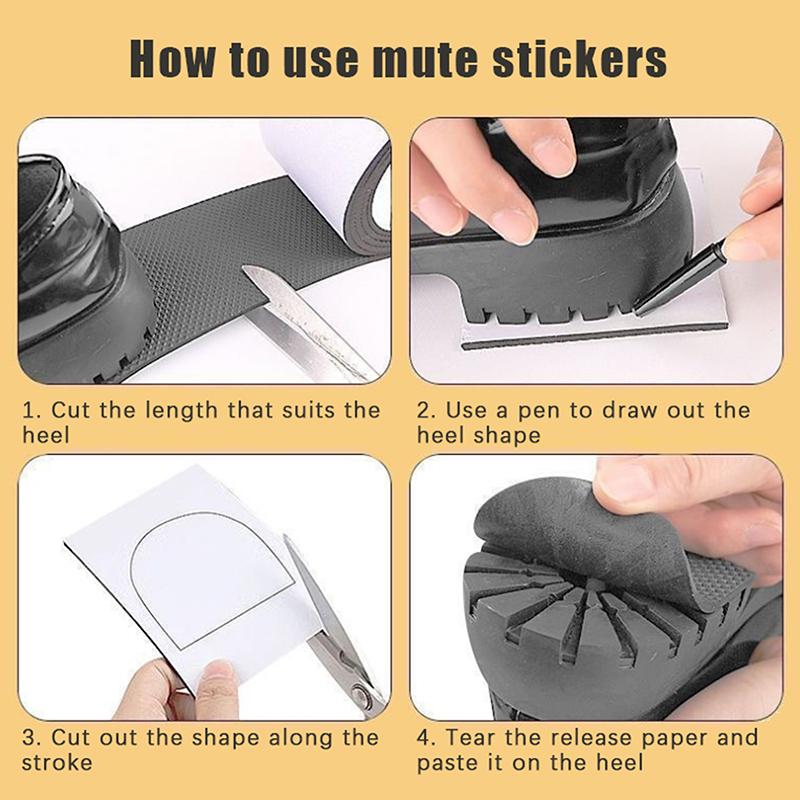 3 Stück DIY Anti-Rutsch Möbelpads Stummschaltmatten Puffer Dämpfer Dickes Anti-Rutsch-Pad Fußabdeckung Selbstklebendes Tisch-Stuhl-Schutzpad