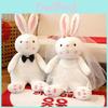 Rabbit Couple Wedding Plush Toy Stuffed Animal Doll Home Decoration Kids Gift