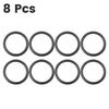 8pcs Rubber O-Ring Car Truck Bumper Quick Release Fastener Replacement