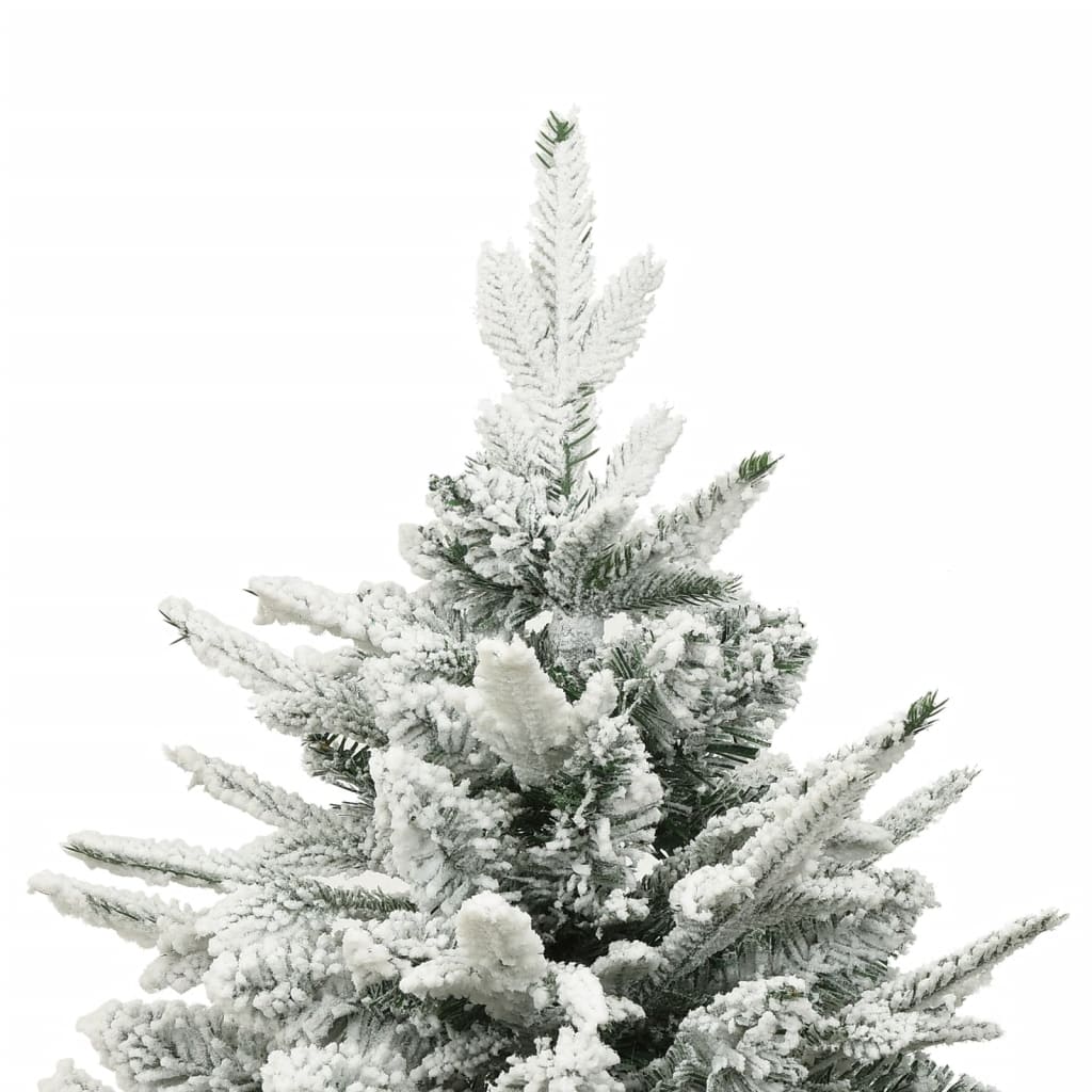 Vidaxl Sztuczna Choinka Pokryta Śniegiem, Zielona, 150 Cm, Pvc I Pe