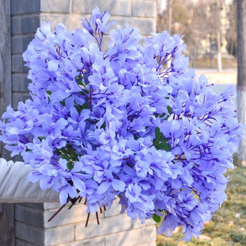 Blue Jacaranda Simulation Flower Simulation Hanging Hanging Flower Arrangement Landscape Flower Material Ceiling Flower Material