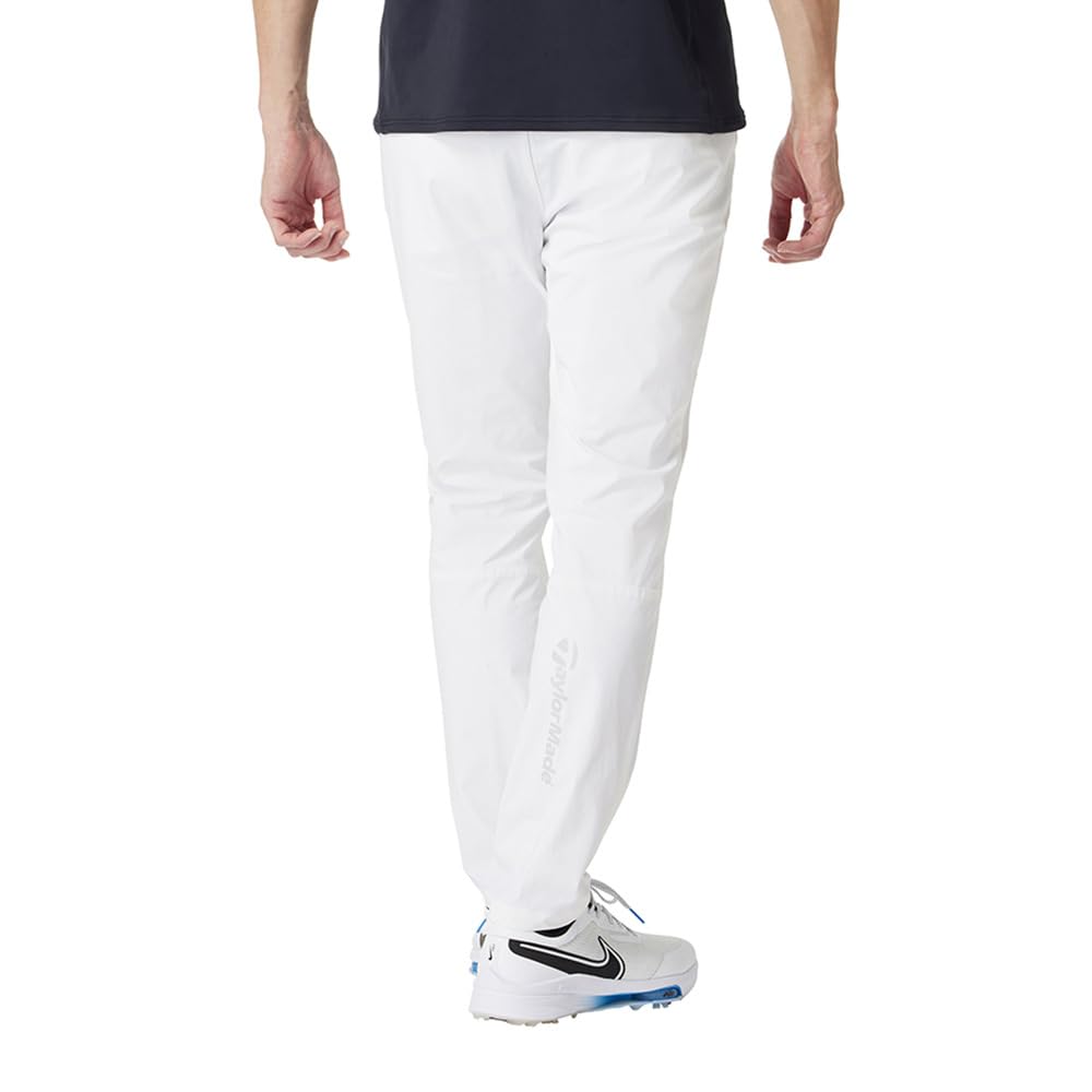 TaylorMade Stretch Binding Pants, White, Size Small, Men's, 2025SS UN622