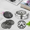 Mosquitoes Incenses Holder Mosquitoes Incenses Burners Box Compacts Mosquitoes Spirals Holder with Lid Incenses Holder