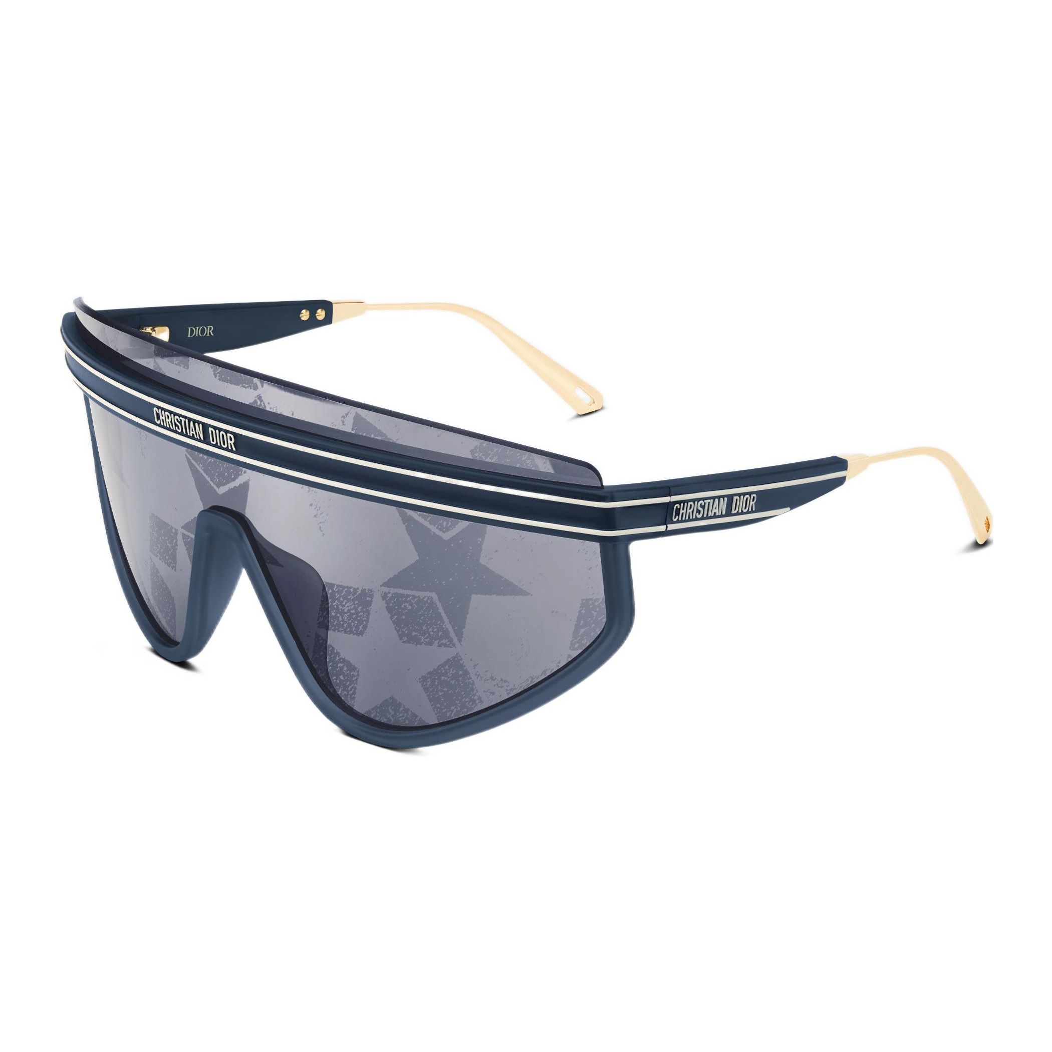 Dior Women's Blue Club M2u Star Pattern Semi-Transparent Sunglasses Sunglasses Diorclub-M2u-31B7 Cm