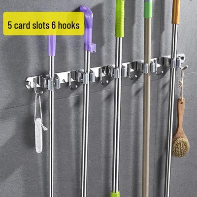 Stainless Steel Mop and Broom Holder
