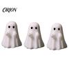 Mini Ghost Figures for Party Favors 3Pcs Figurines Halloween Decorations, Resin Middle Finger And Spooky Table Decorations Heart Ornaments Tiered