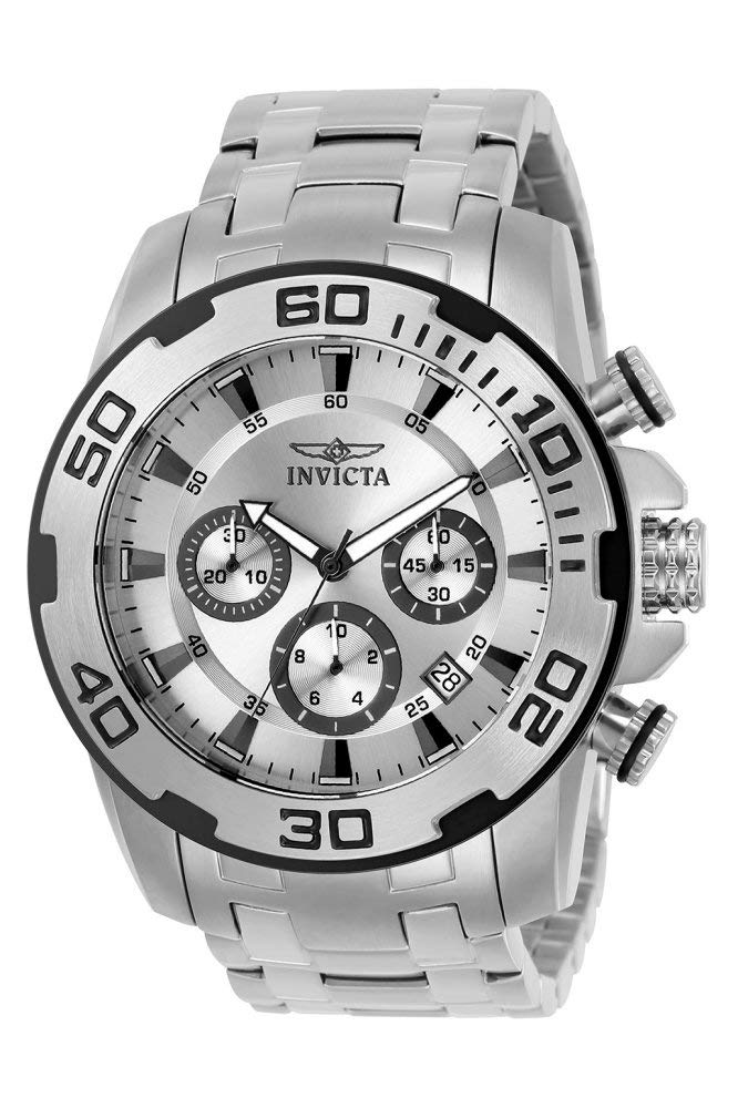 

Часы Invicta серии Bolt Swiss Quartz из нержавеющей стали, повседневные, серебристые, мужские (Модель 22317-И) [Элемент]