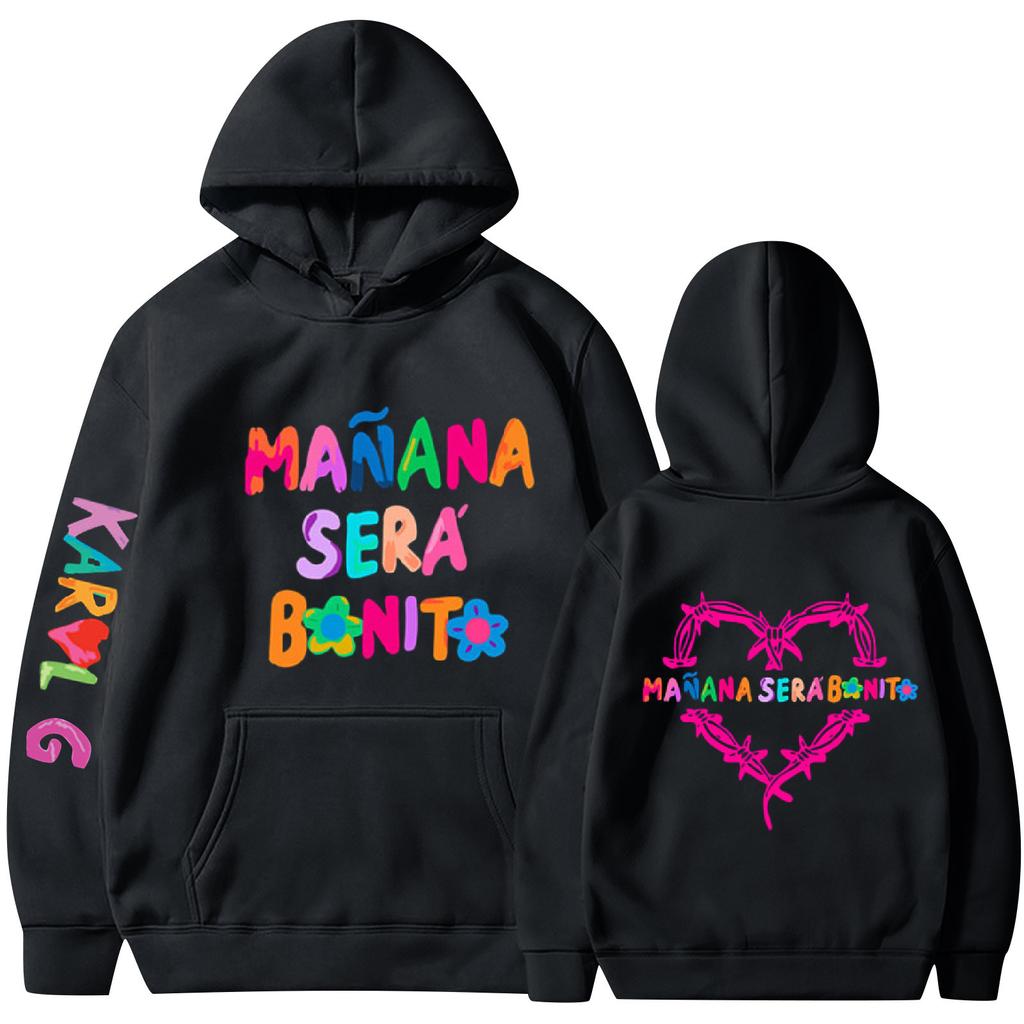 Women's Plush Long Sleeved Loose Fitting Pullover With Letter Print And Rope Hoodie