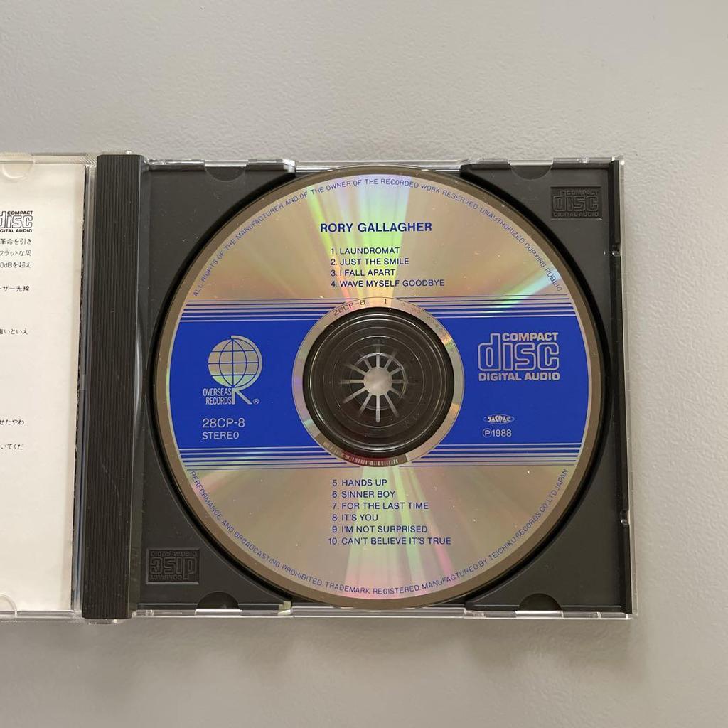 [USED] Rory GallagherJapanese edition old format CD no obiRory Gallagher