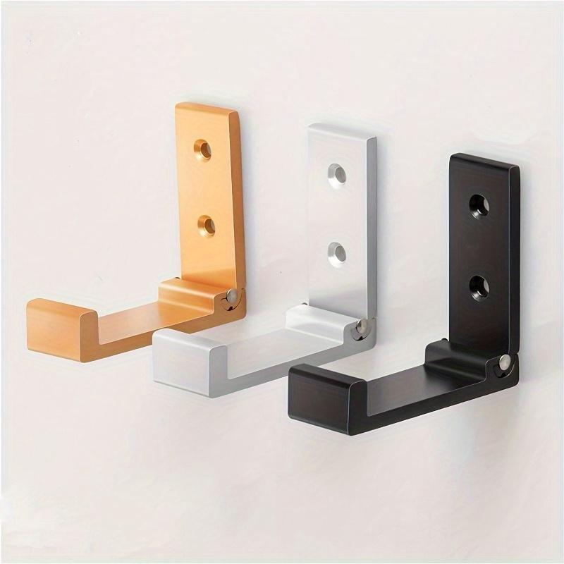6 Stück Robuste Faltbare Kleiderhaken - Platzsparende Wandmontierte Haken aus Aluminiumlegierung mit Rostbeständiger Lackierung, Perfekt zum Organisieren von Mänteln