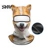 Cycling Face Mask 3D Animal with Ears, Breathable Ice Silk Balaclava for Moisture Wicking Spring Summer, Quick Drying UV Protection Full Cover