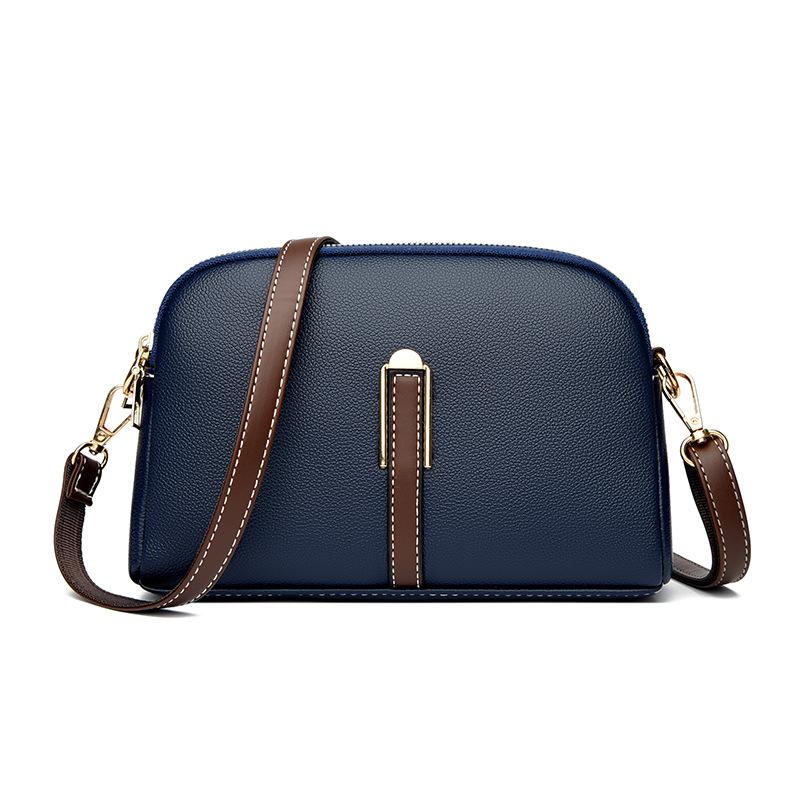 100% originální kůže kabelka přes rameno Dámská kabelka Designová taška s klopou z hovězí kůže Luxusní dámské kabelky Messenger Crossbody pro ženy