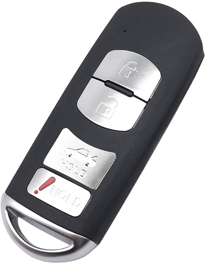 Náhradní kryt klíčenky 4 tlačítka pro Mazda 3 6 CX3 CX5 CX7 CX9 (2013-2018)