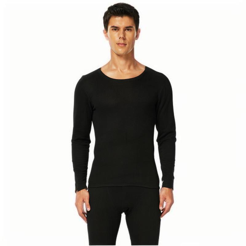Men's and Women's Wool Silk Thermal Underwear Set – Warm, Thick, Velvet-Lined, Autumn Pants for Couples