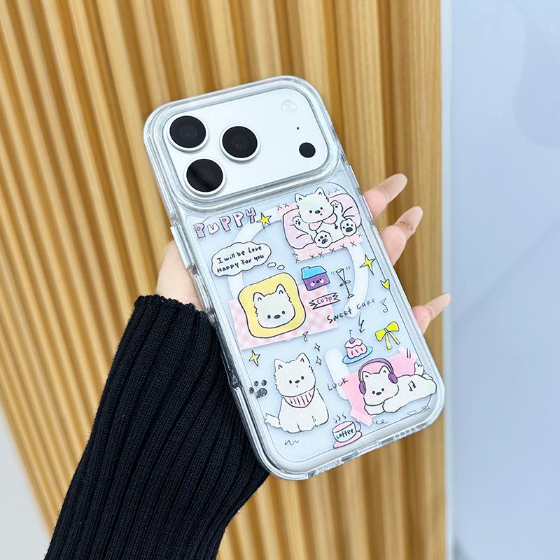Transparent Magnetic Star Case for iPhone 17 Pro Max iPhone 15 Pro